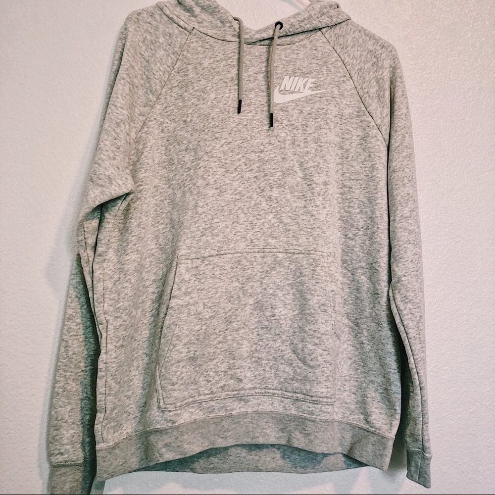 Gray Nike Hoodie Large